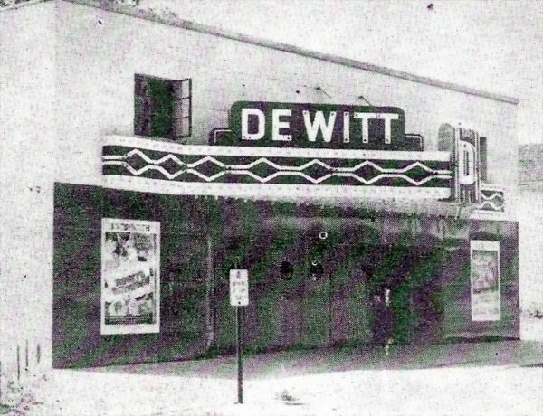 Dewitt Theatre - Old Photo From Michael Doyle (newer photo)
